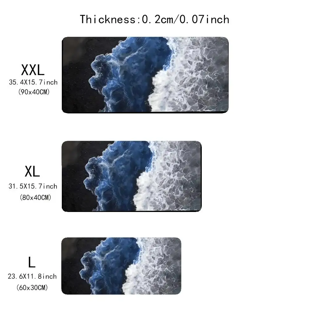 

Mouse Pad Oversized lock edge mouse pad for gaming computer keyboard and desk