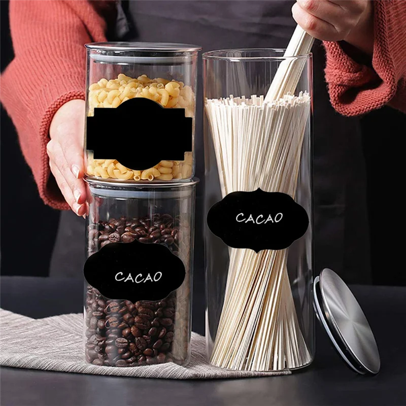 

J1UL1N 300 шт. этикетки для классной доски, стираемые многоразовые прямоугольные наклейки для доски, именные бирки неправильной формы