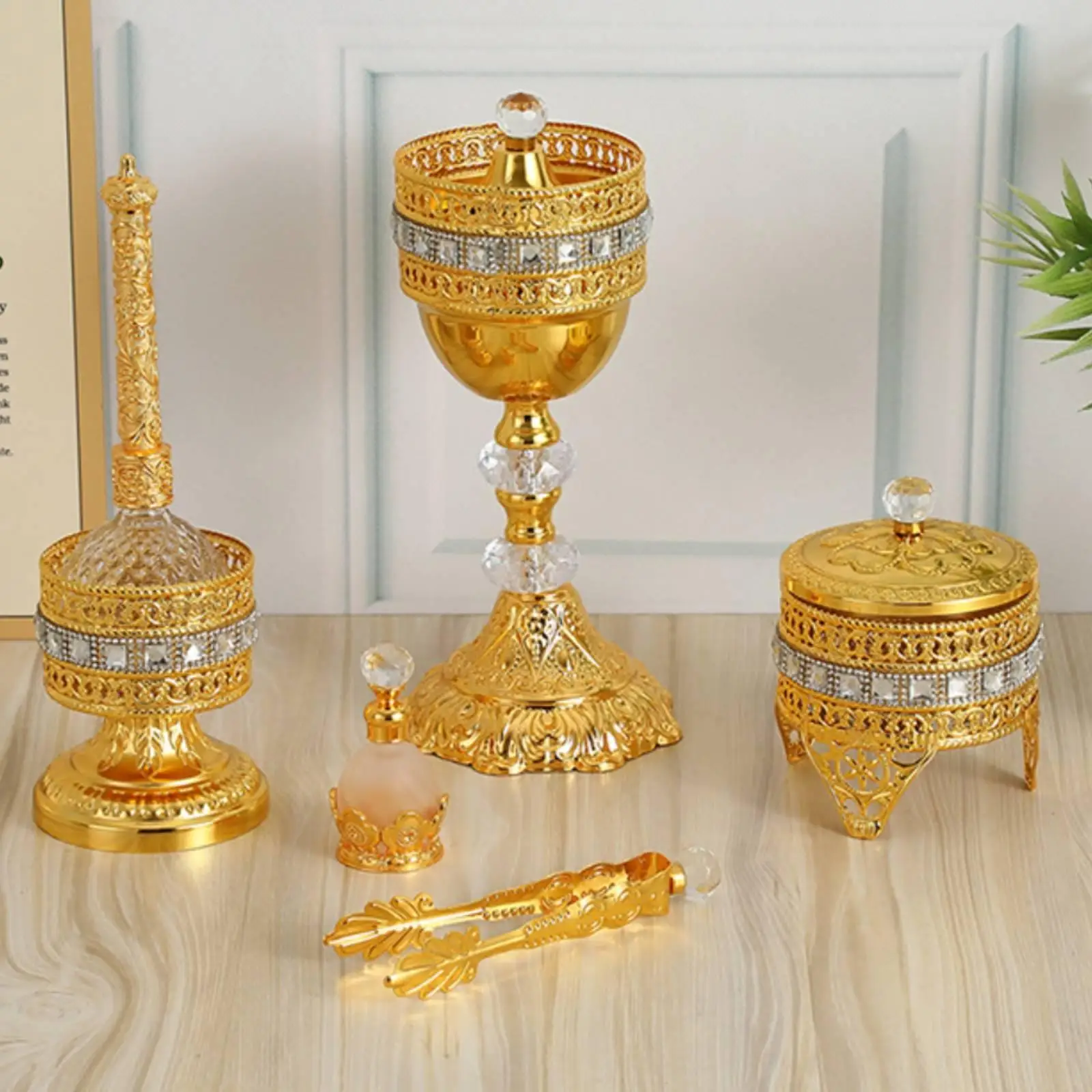 Aromatic Burner Burner with Tools Ornate Aromatic Burner Burner with Tray Luxury