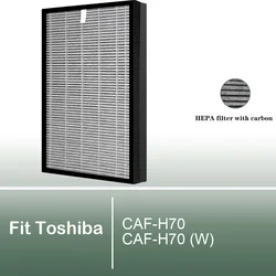 Filtro deodorante per filtro HEPA purificatore d'aria Toshiba CAF-H70 CAF-H70 (W) con filtro composito a carbone