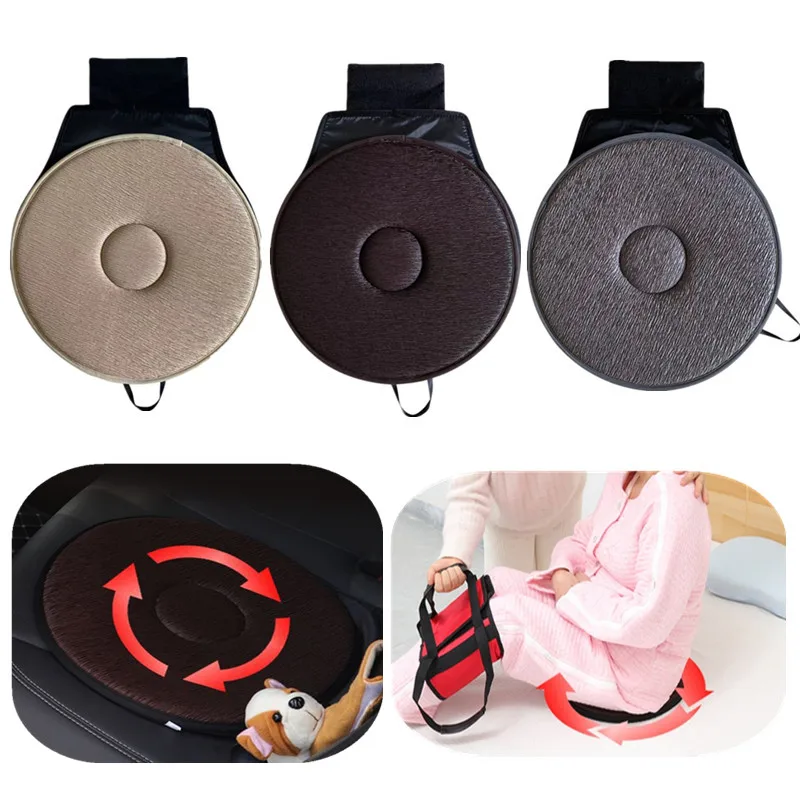 

New Portable 360° Rotating Car Seat Liners Non-slip Rotatable Safety Car Seat Cushion Pad For Elder and Pregnant Women