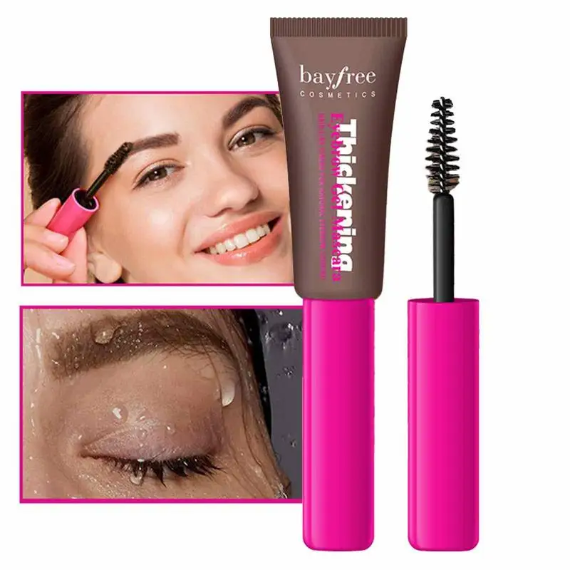 Gel per sopracciglia Ispessimento Mascara per sopracciglia Caffè Nero Marrone Colore Sopracciglia Vernice gel Sopracciglio Tinta Mascara Eye Brow Enhancer Cream