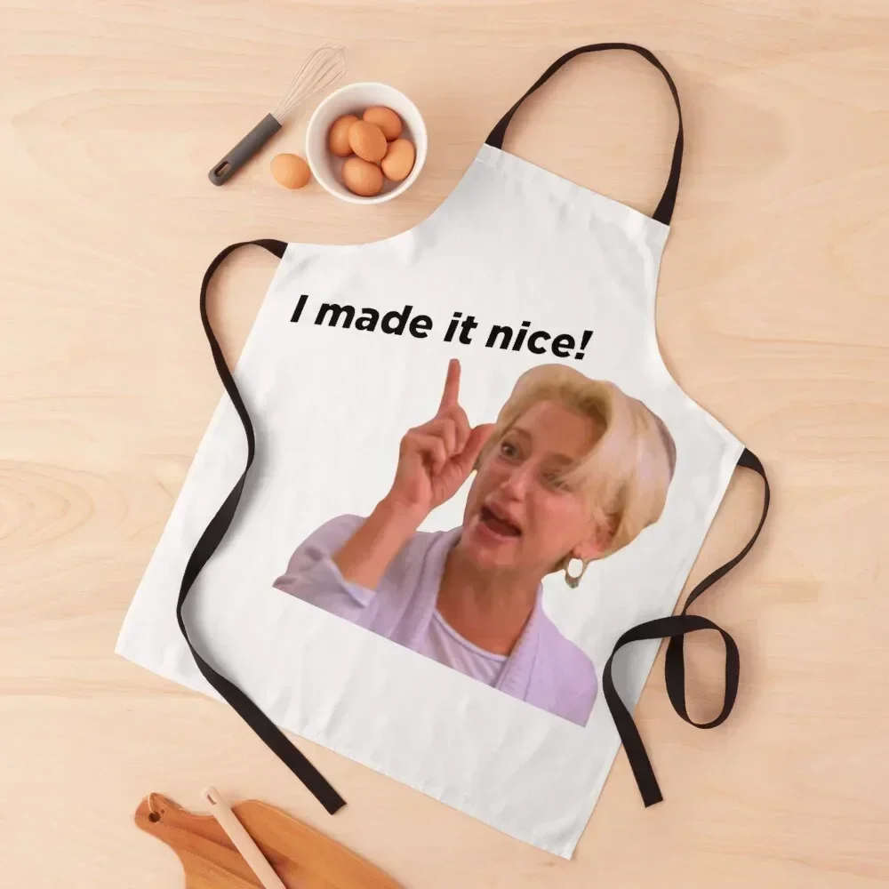

I made it nice! Dorinda Medley Apron Kitchen Tools Accessories Kitchen Kitchen Apras For Women Apron
