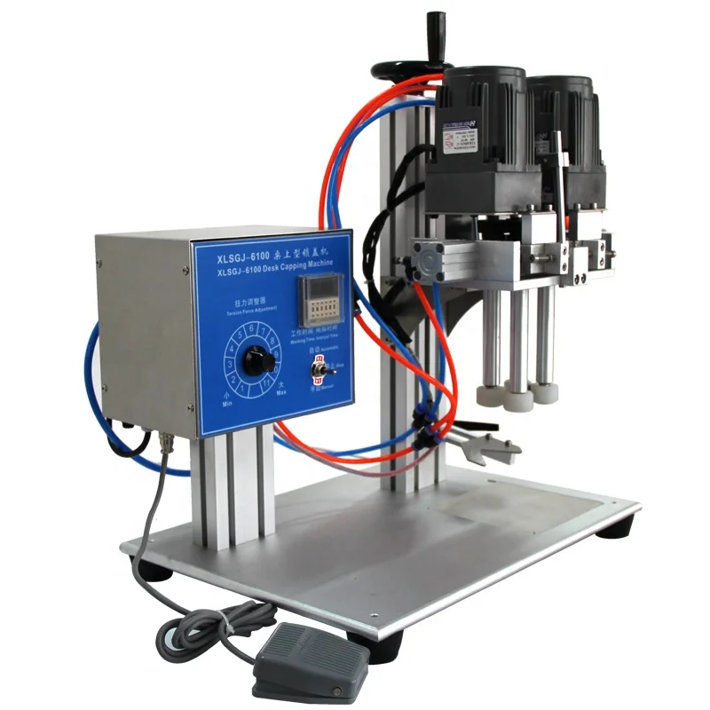 Semi Automatic Plastic Mist Trigger Spray Bottles Capping Machine, Sprayer Pump Capping Machine