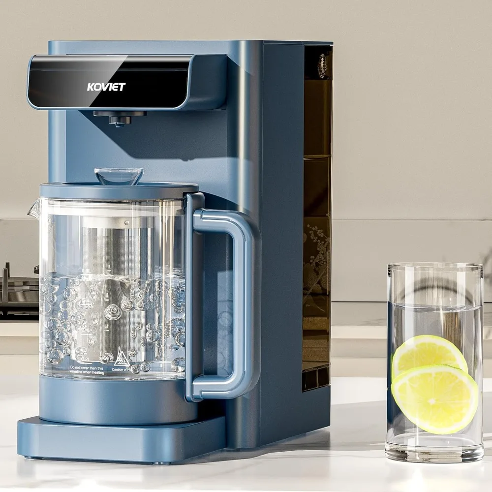 

10 Stage Reverse Osmosis Water Filter Countertop, 6-in-1 Hot Water RO Water Filtration System with Bottle,Portable Waters Filter