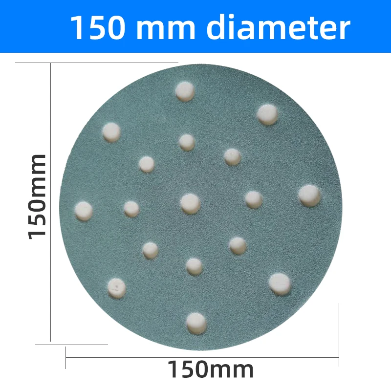 6-Inch 17-Hole P80-400 Disc Sander Abrasive Paper for FESTOOL Dry Sanding Garnet Sandpaper for Woodworking And Polishing
