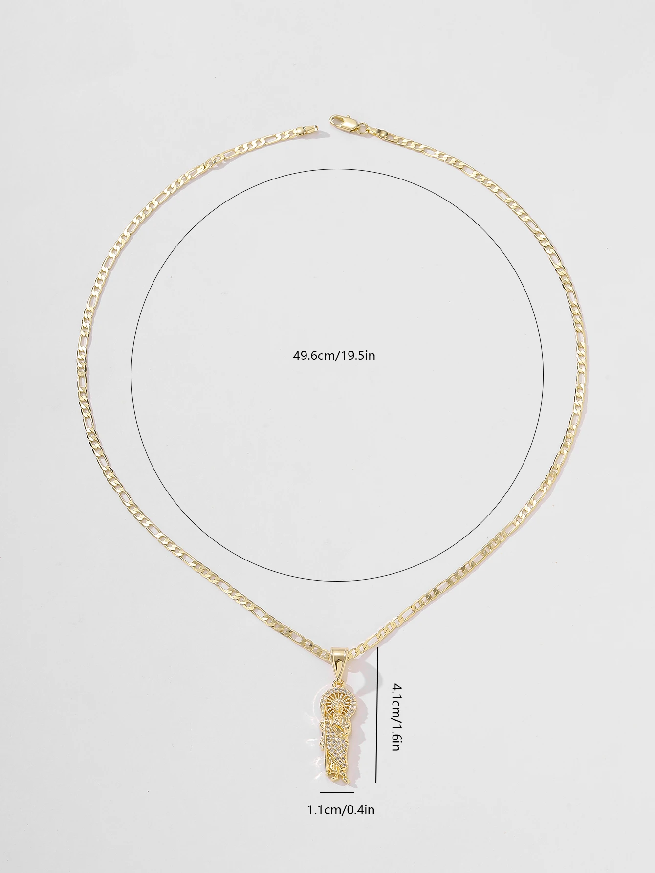 St. Jude necklace Christian prayer beads jewelry gifts for relatives and friends female gifts religious necklaces chain daily