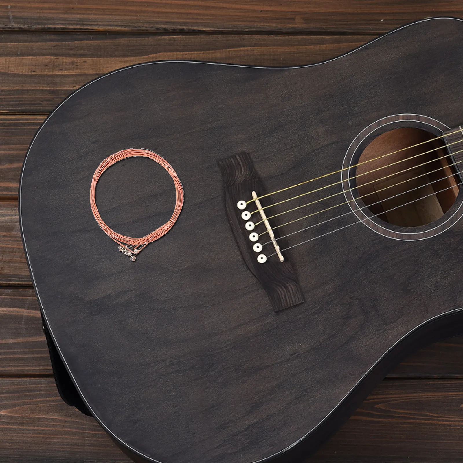 5Sets Acoustic Guitar Strings Set For Music Teacher Steel Universal Fit All Steel-string Acoustics Resilient Longevity