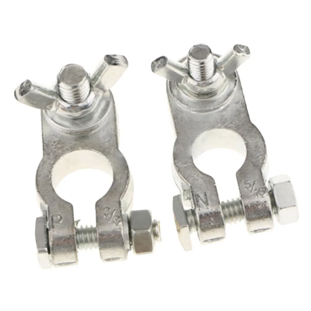 Abrazadera de Terminal de coche, conector de latón duradero para reemplazo de camión, resistente a la corrosión, fácil instalación