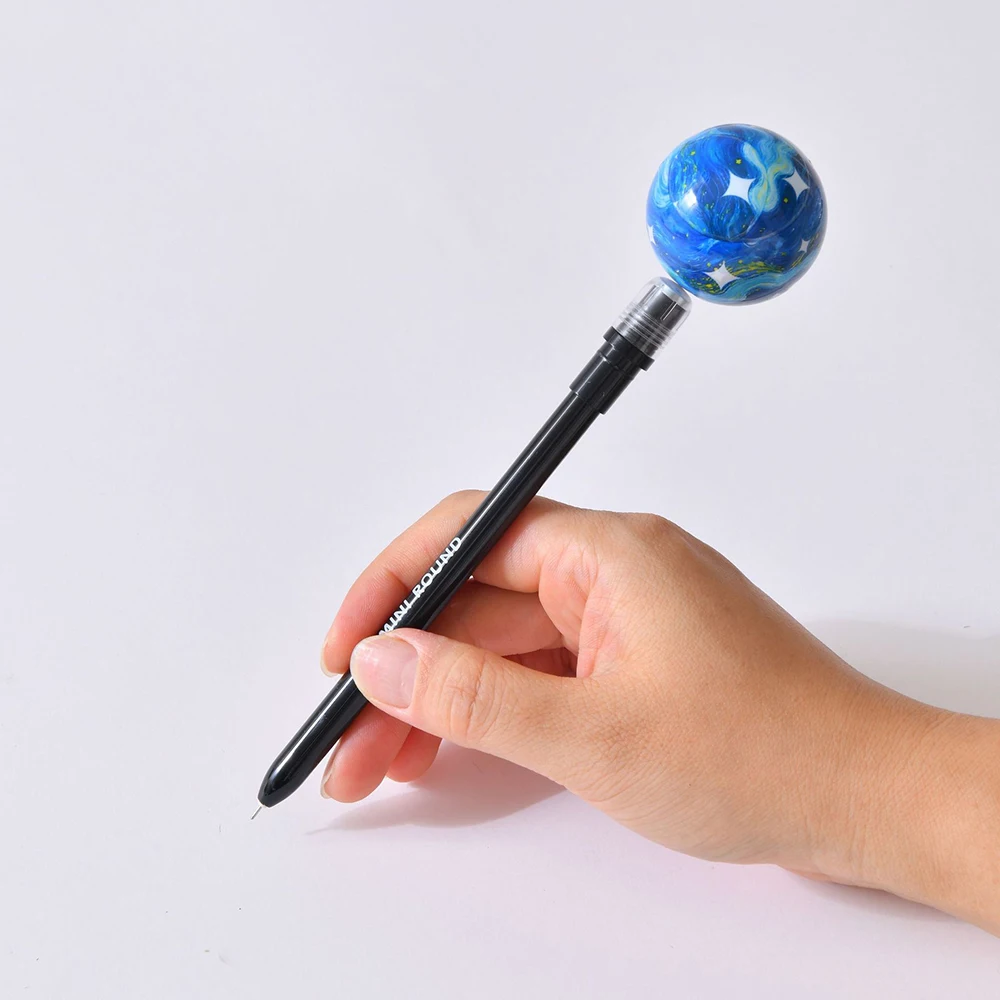 

Stress Relief Writing Tool Rotating Floating Needle Tip Pen Planet Themed Pen Stainless Steel Levitating Planet Pen For Gift
