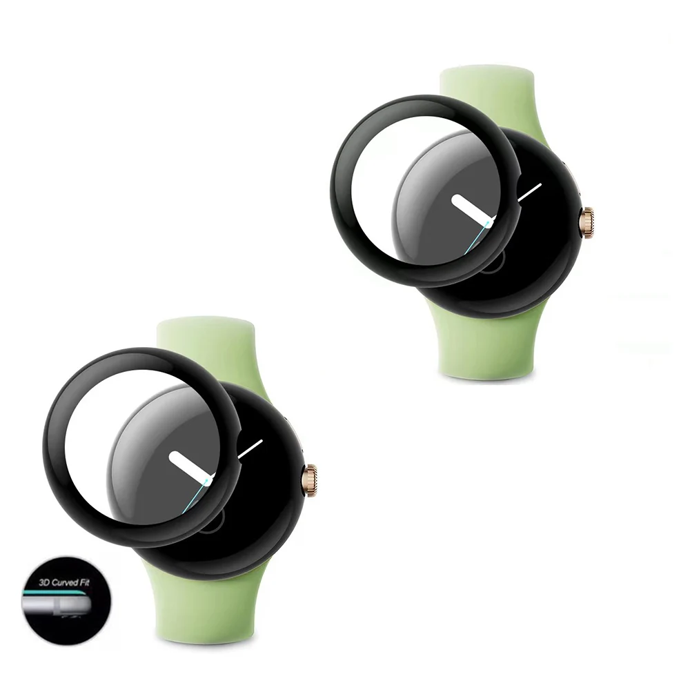 Защитная пленка для Google Pixel Watch, композитная пленка 3D для защиты экрана умных часов от царапин, защитные аксессуары, 3 шт.