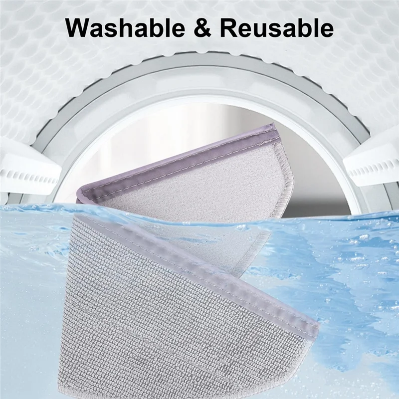 A75X Bantalan Pel Pengganti Bantalan Serat Mikro Atas Kompatibel untuk Penyedot Debu Robot Seri Eufy L60/L60 Hybrid/L60 SES/L50