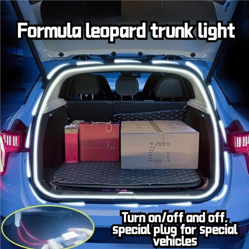 SEAMETAL 5 mètres bande lumineuse de coffre de voiture Led lampe d'ambiance coupe libre étanche barre lumineuse décorative douce