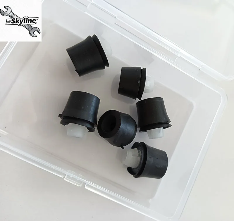 2/4Pcs Trunk Buffer Rubber Pier Door Buffer Shock Anti-Collision Pad