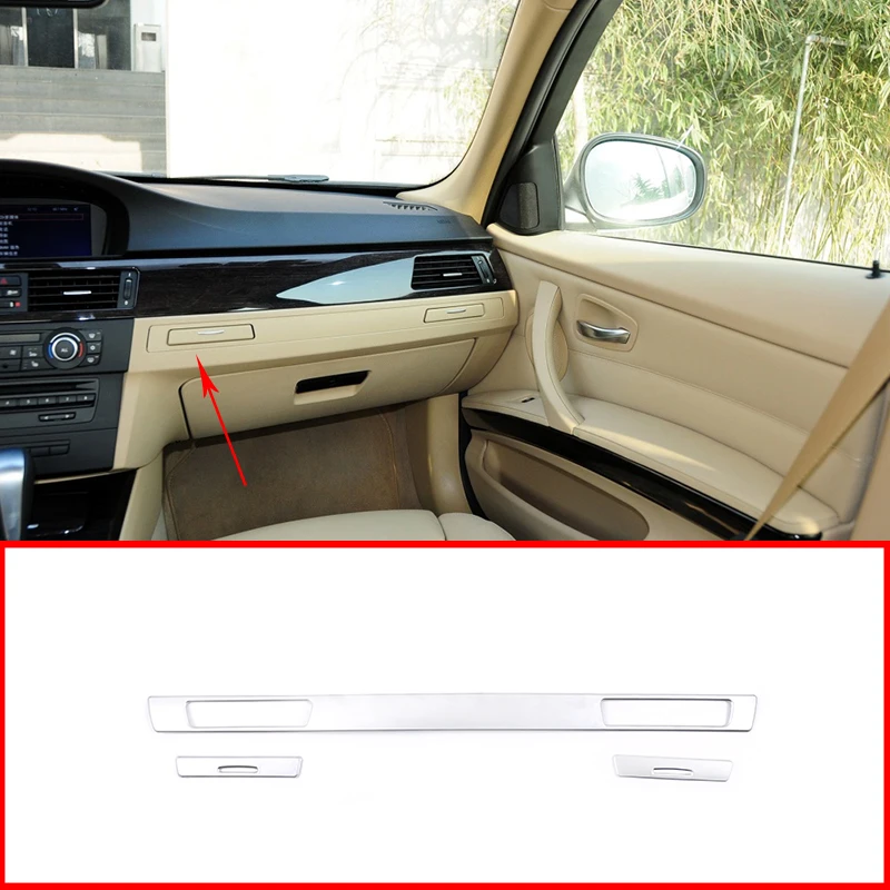 

ABS Chrome Co-pilot Tea Cup Decoration Trim For BMW 3 Series E90 2005-2013 LHD Accessories