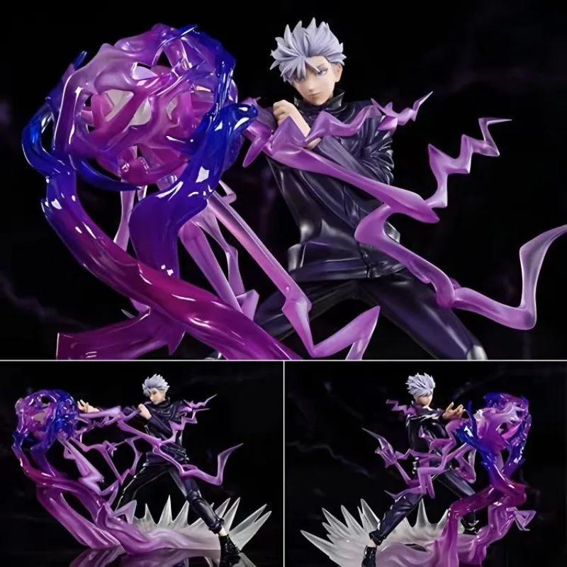 

Аниме-фигурка Сатору Годжо из Jujutsu Kaisen: Техника «Пустота» (фиолетовая), коллекционная статуэтка, настольное украшение, игрушка, подарок
