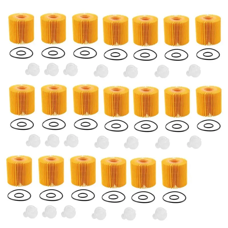 

M50K-20Pcs Oil Filter Elements 04152-YZZA1 04152-31090 For Toyota Highlander 09-17 RAV4 Sienna Scion Lexus ES350 04152YZZA1