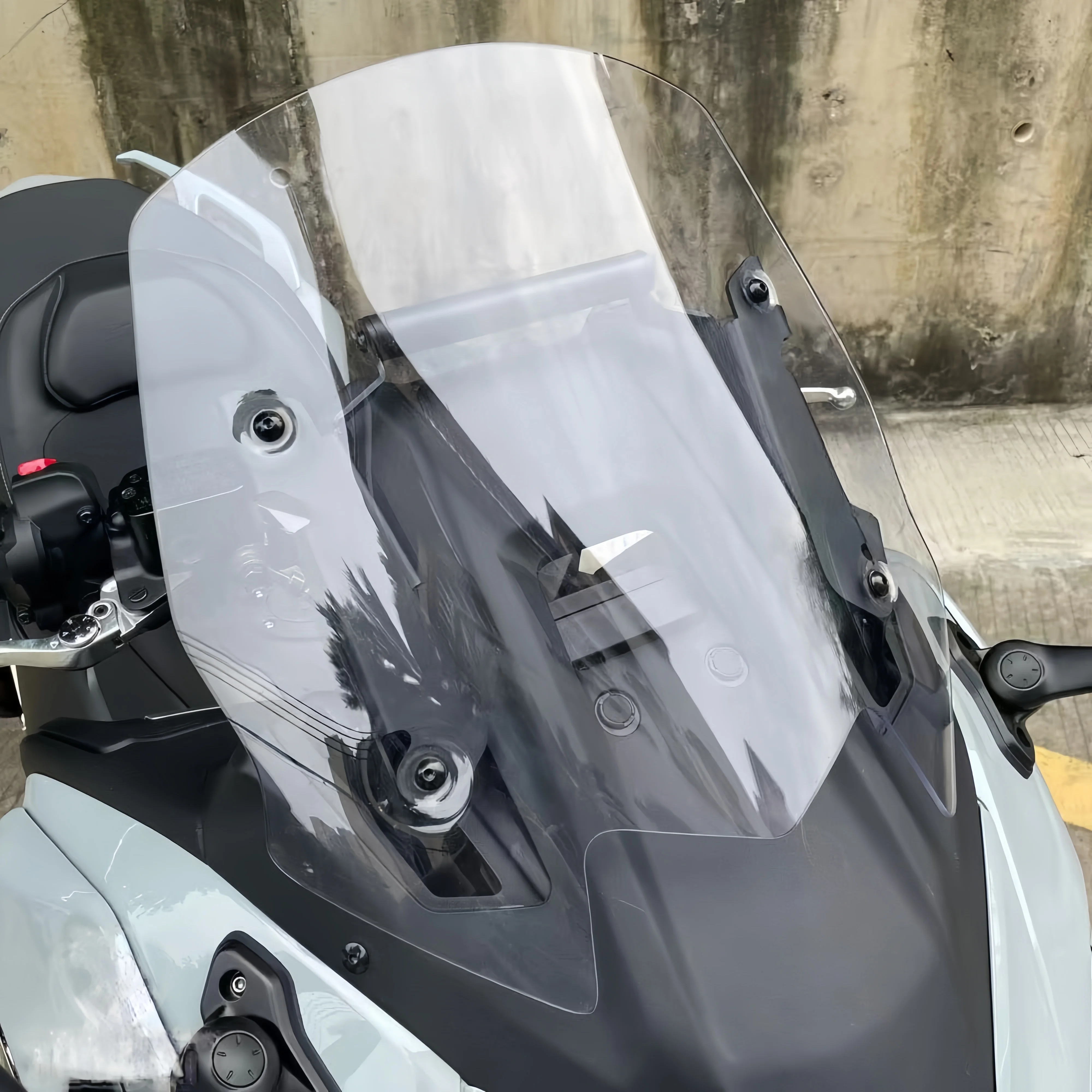 【Perfect fit】For Yamaha TMAX560 modified motorcycle navigation bracket, extended crossbar mobile phone bracket, models 23-25