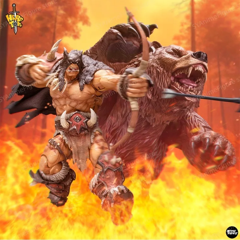 Pre-sale Shipped Within Seven Days [TYCTOYS] HERO TOYS Tribal Hunter Orc Hunter Rexxar 1/10 Action Figure Toy Collection Gift