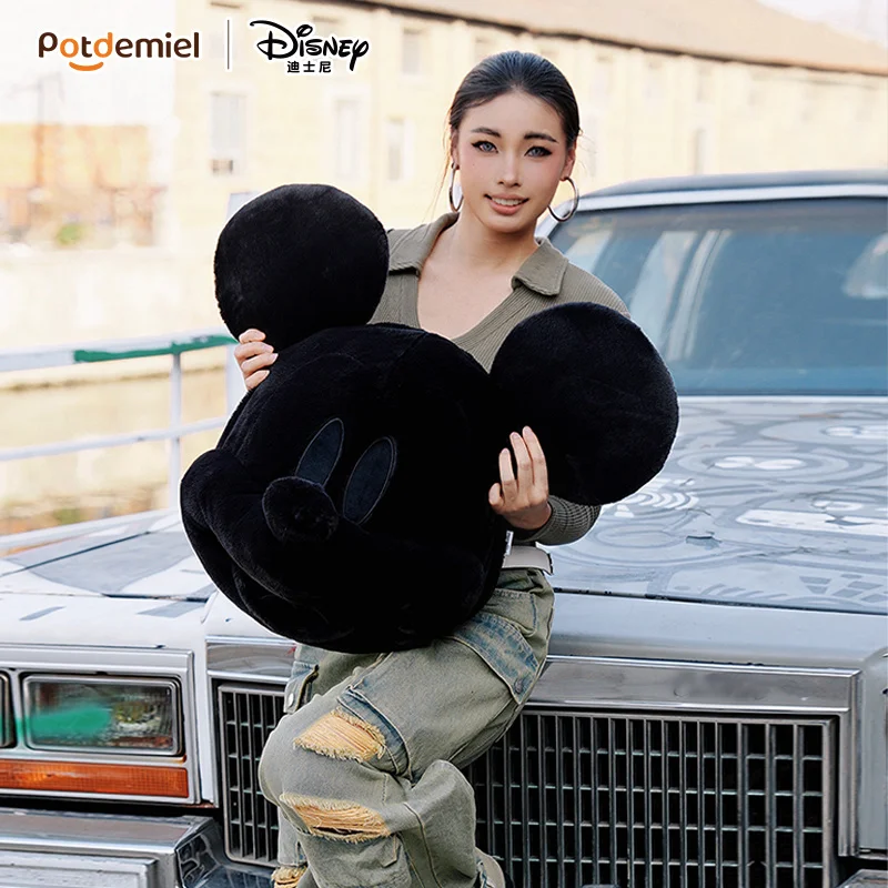 Disney autentico Mickey nuova borsa per bambole portatile da donna borsa a tracolla moda tinta unita versatile borsa per bambole 3D regalo di compleanno