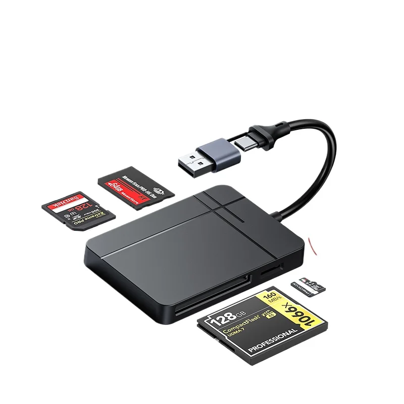 

Camera Card Reader Multi-In Universal USB3.0 High Speed CF/SD/MS Card External Converter Multifunction