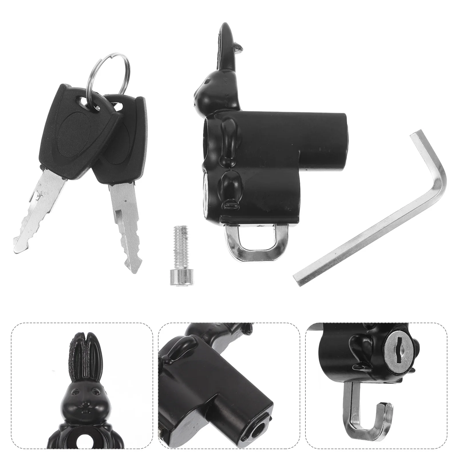 

Universal Electric Vehicle Front Hook Motorcycle Bicycle Scooter Heavy Duty Cargo Hanging Lock Storage Hook