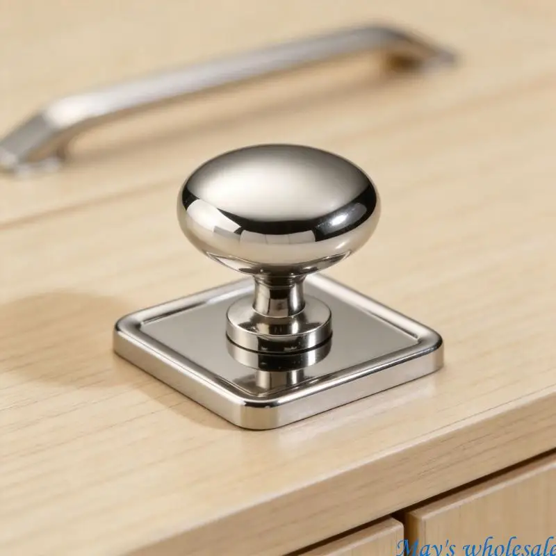 Drawer Furniture Pull Handle with Silver-Tone Finish for Cabinet and Wardrobes 448A