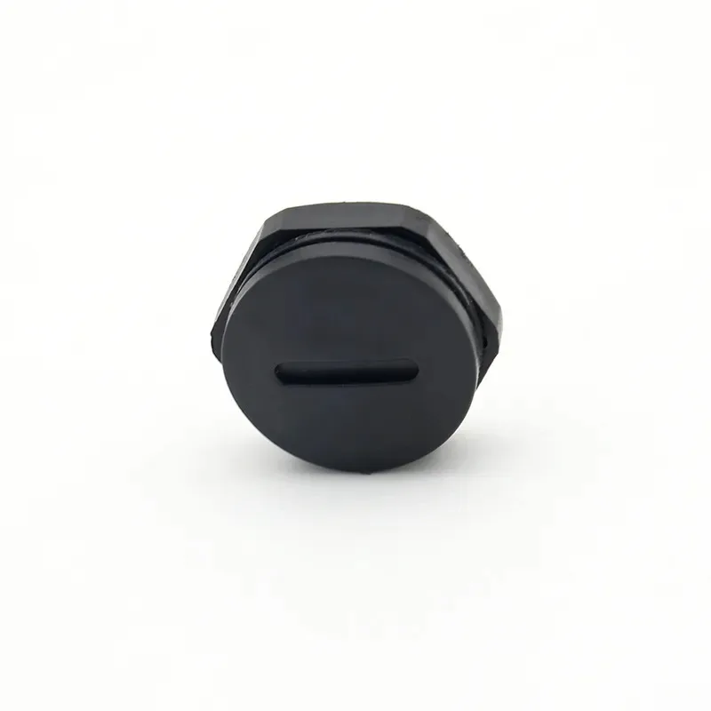 Plastic Round Waterproof Electrical Screw Drain Plug dustproof IP68 For Cable Gland Nylon hole plugs sealing plug button box