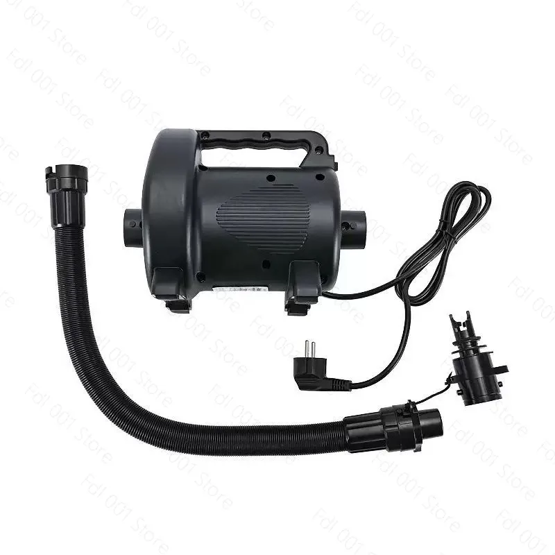 1200W assault boat rubber boat outdoor electric air pump small portable drift boat air pump multi-interface