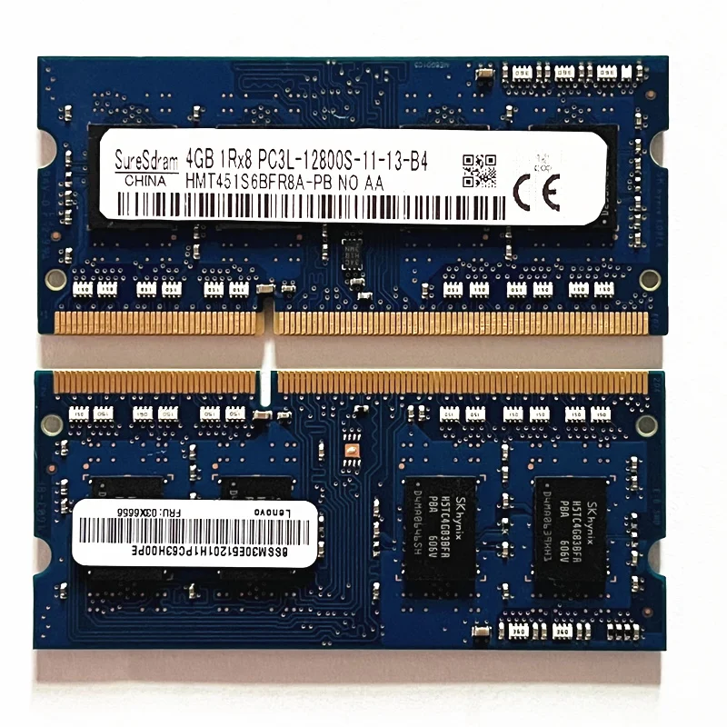 DDR3 RAM 4GB 1600MHz SODIMM Laptop Memory ddr3 4GB 1RX8 PC3L