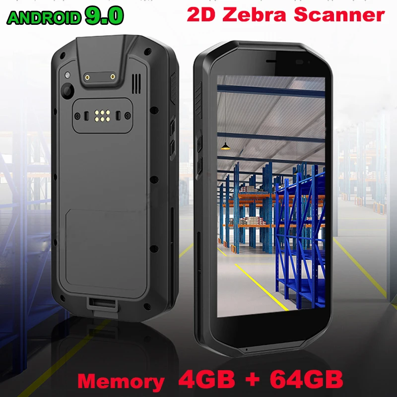 

Andriod 9.0 5 Inch 4G DDR3L 64GB Waterproof Shockproof Rugged Smart Phone Call Industrial PDA Handheld