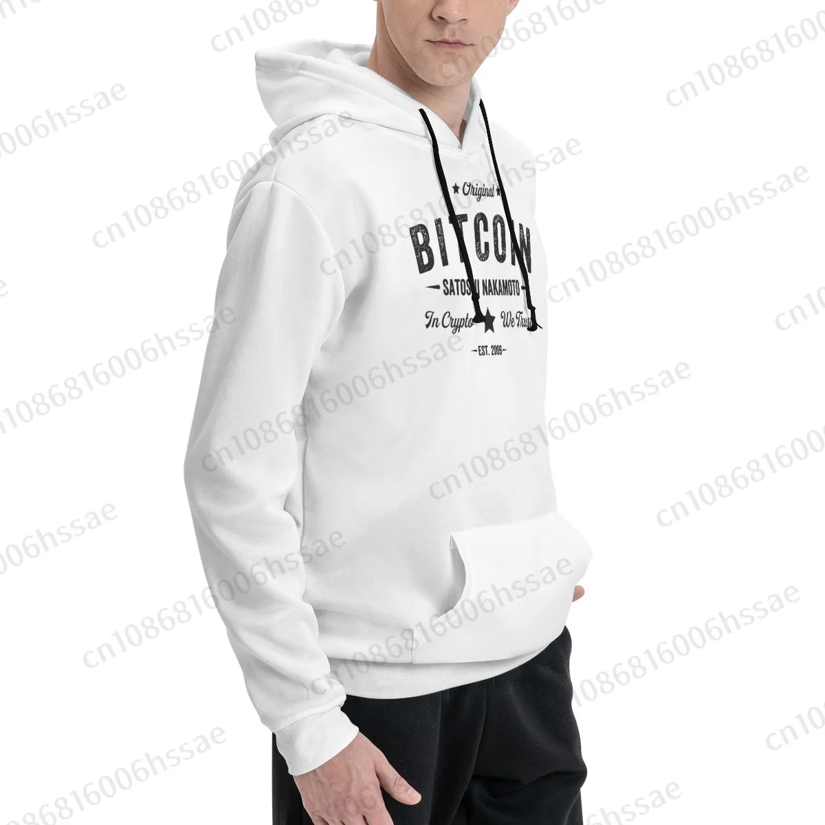 Bitcoin Satoshi Nakamoto In Crypto We Trust Autumn Winter Fashion Hoody Men Woman Hoodies Sweatshirts Plus Fleece Pullover