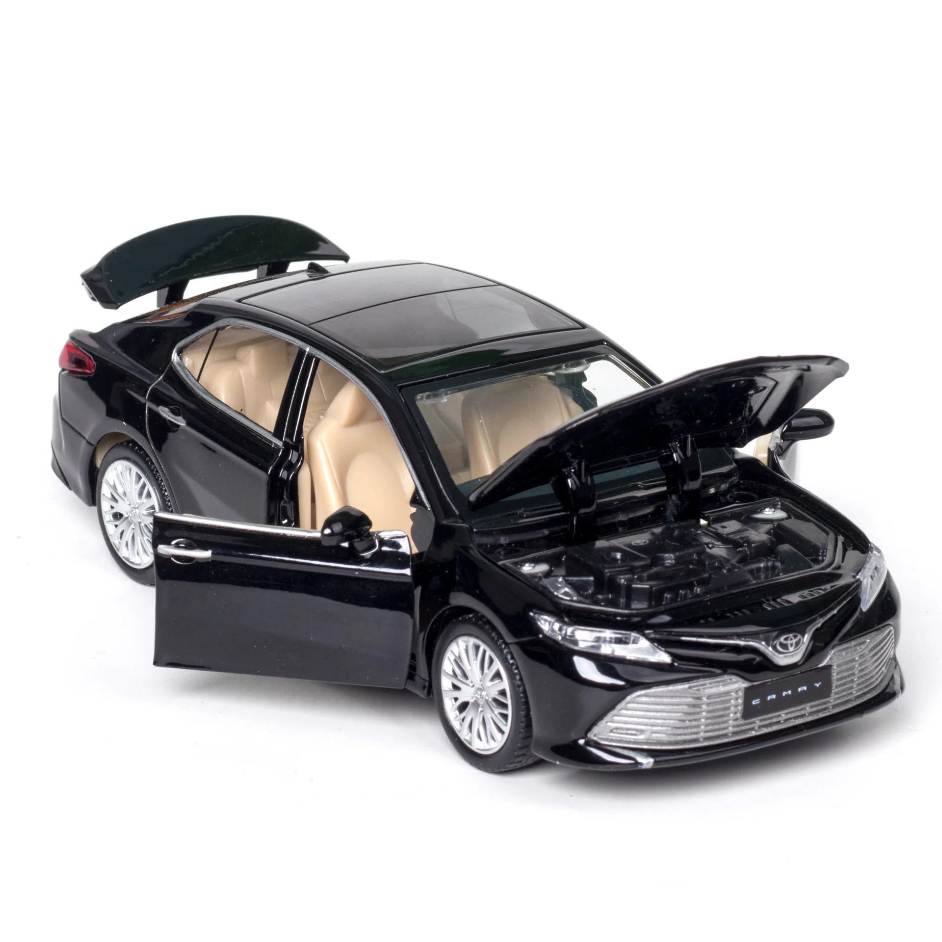 1:34 Alloy Diecast Metal Car Model for Toyota CAMRY Miniature Collection Diecast Model  Car Suit Toys for Children Birthday Gift