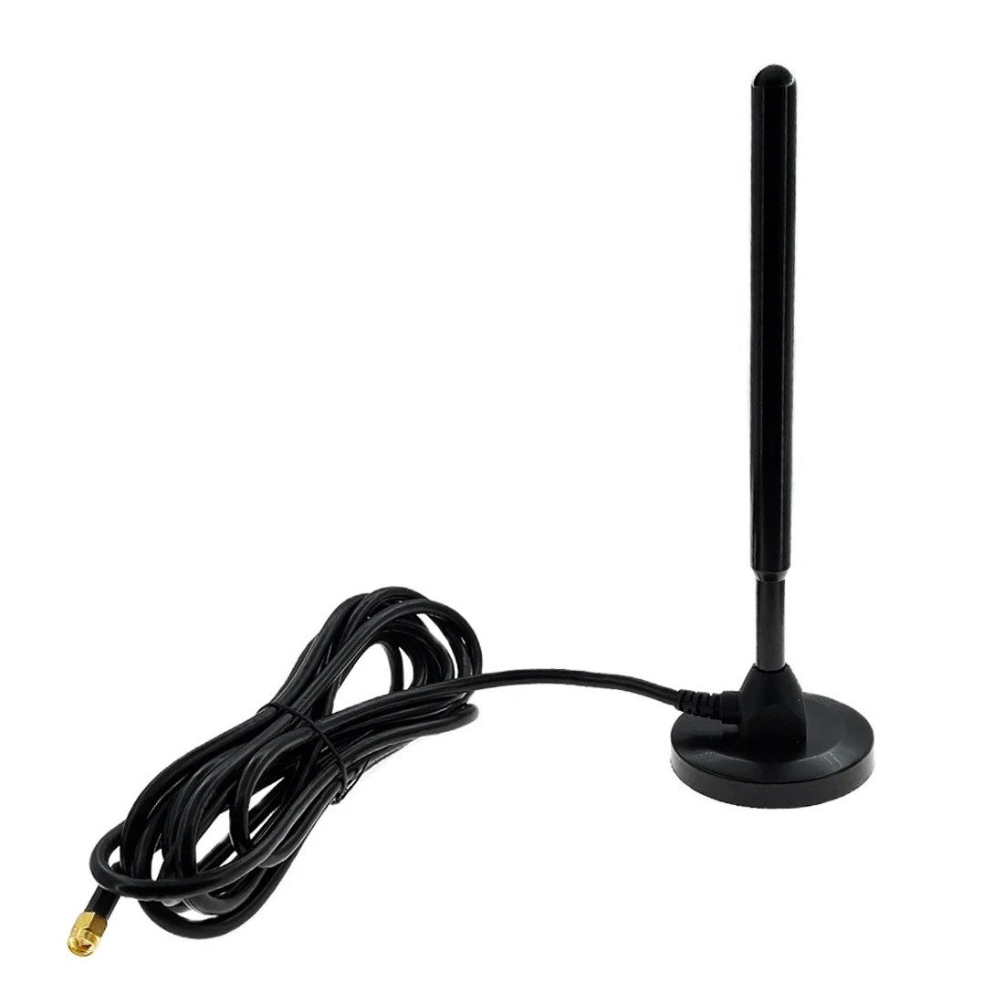 1pc 433Mhz 35dbi High Gain Sucker Antenna Radio Aerial Copper Bar Strong Magnetic 3meters Cable SMA Male