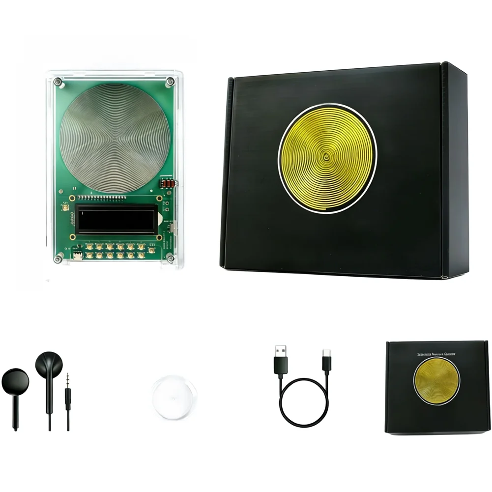 Pure Sine Wave For Schumann Resonance Generator 0.1Hz-30kHz Adjustable For Frequency Signal With For Acrylic Case For Biofield T