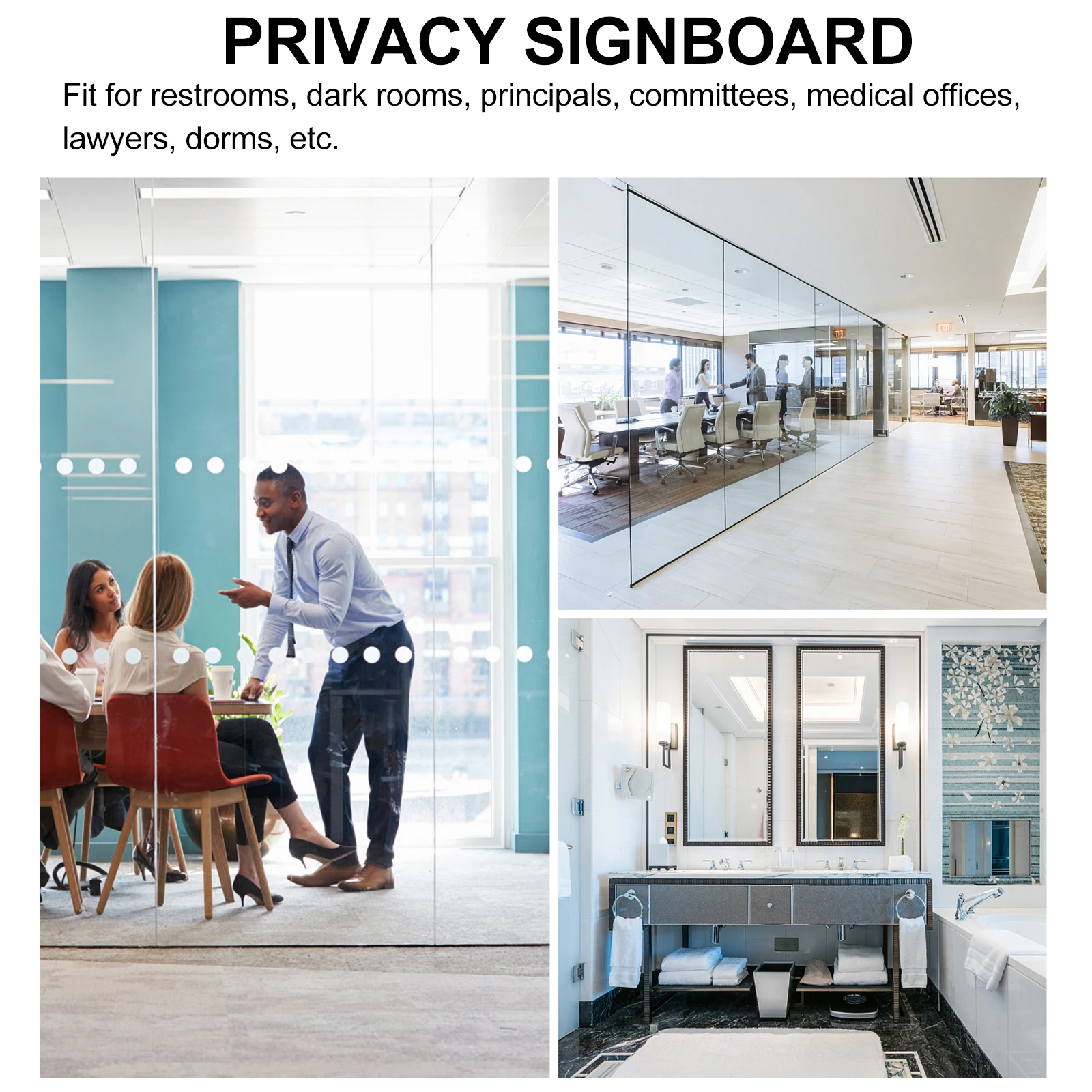 

1 pc Magnetic Slider Privacy Indicator Sign Non-Scratch Office Signboard Home Restroom Conference Room Decorative Board