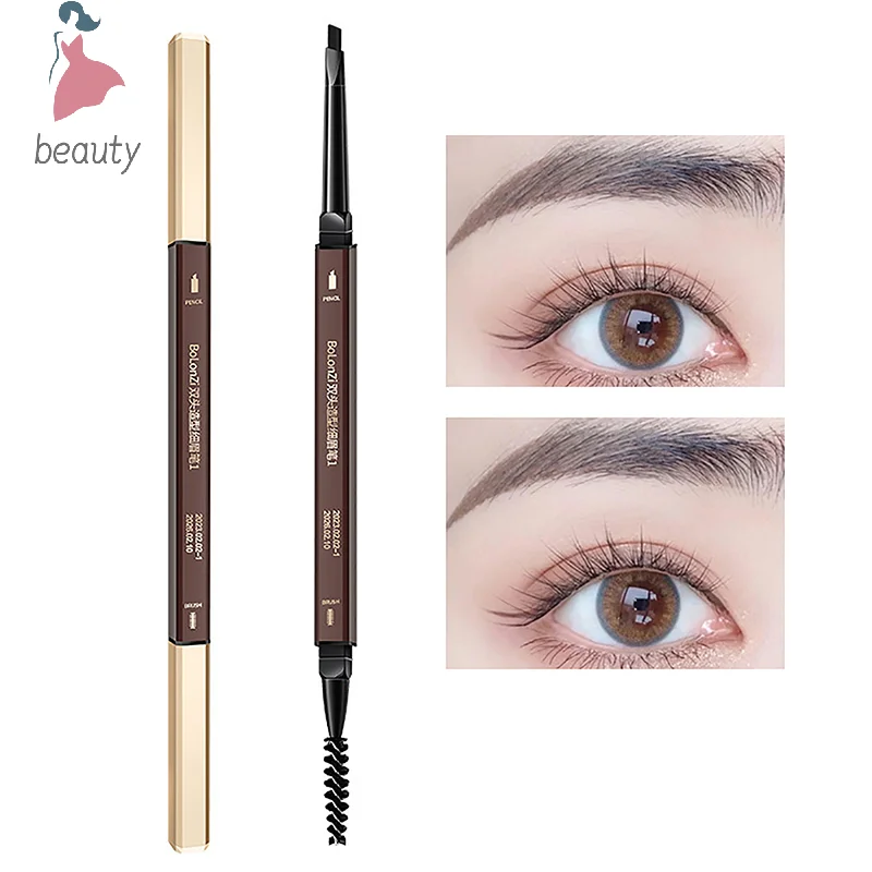 Double Head Eyebrow Pencil Long Lasting Waterproof 5 Colors Eyebrow Pen Tint Mascara Enhance Cosmetics Beauty Women Makeup