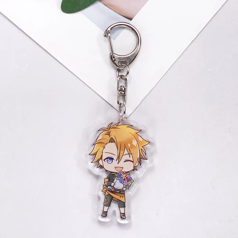 10Pcs Anime 100 Sleeping Princes & The Kingdom of Dreams Acrylic Keychain Accessories Bag Charm Backpack Pendant Key Ring Gifts