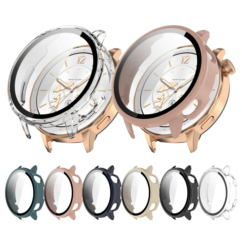 Watch Case Protective Cover for OPPO Watch X3 Mini / Oneplus watch4 43MM Hard PC Frame Glass Full Coverage Cases Shell Accessori