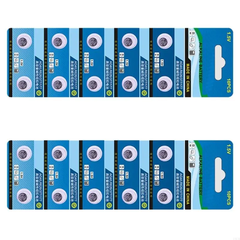 1xcb AG4/LR626/377/177 زر القلوية بطاريات خلية الخلية تسرب الحماية الطويلة الحياة