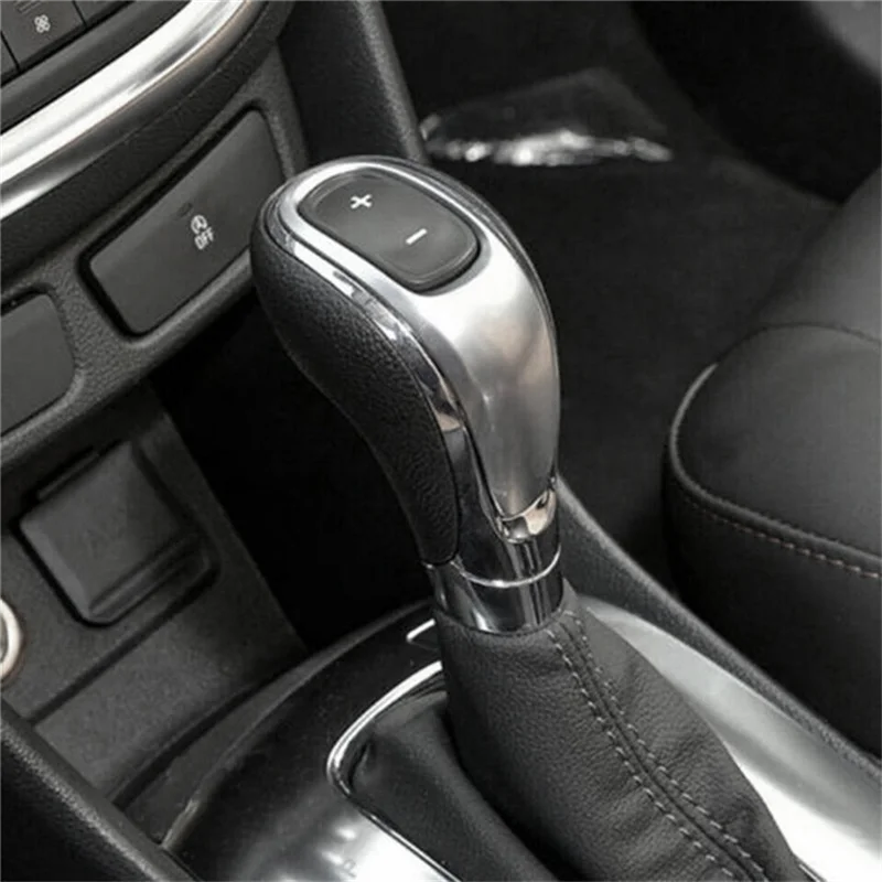 

Efficientt-Automatic Gear Shift Knob Lever Black & Silver For Buick Encore 2013-2019 2277550 95133897 Car Supplies Accessories