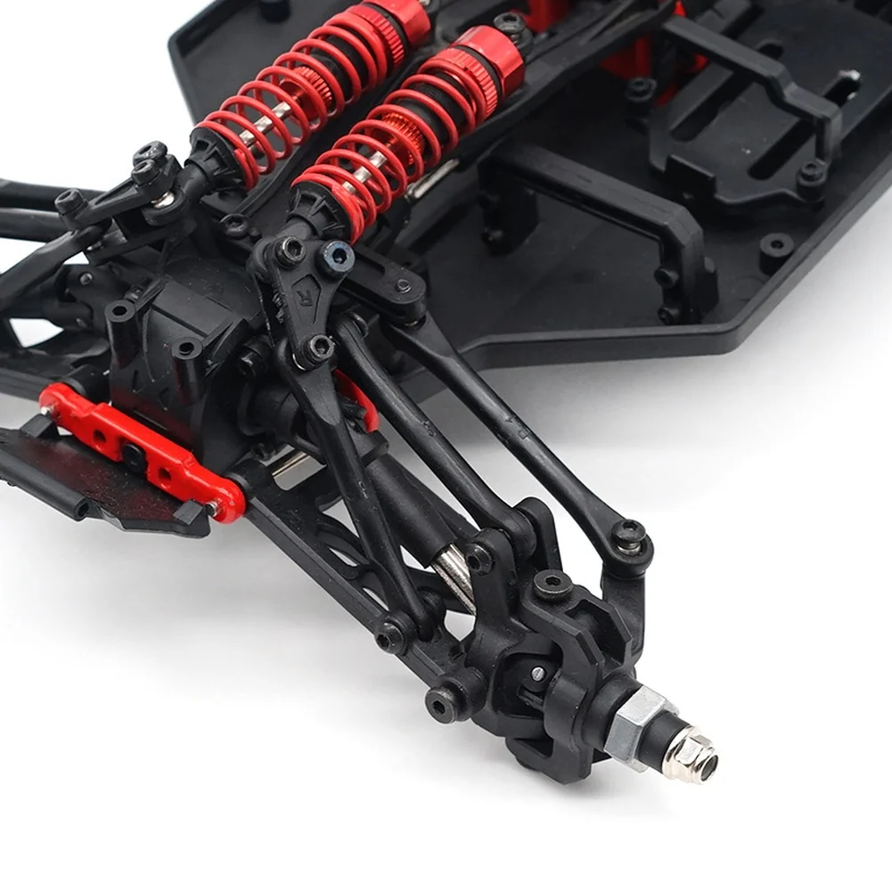 DIY 1/12 Scale RC Car Model FY03 Empty Frame With Red And Green Plastic Shell Compatible With Sound Recording Light Features