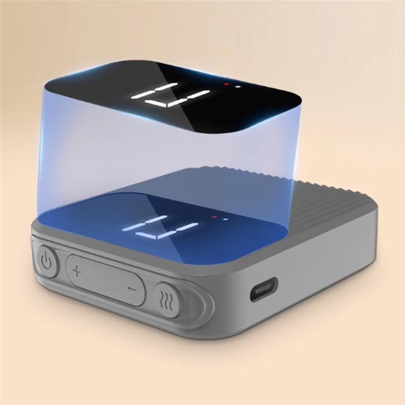 A83X-Cinturón de masaje portátil profesional, alivia el dolor de espalda, fatiga, vértebras Lumbares, útero cálido