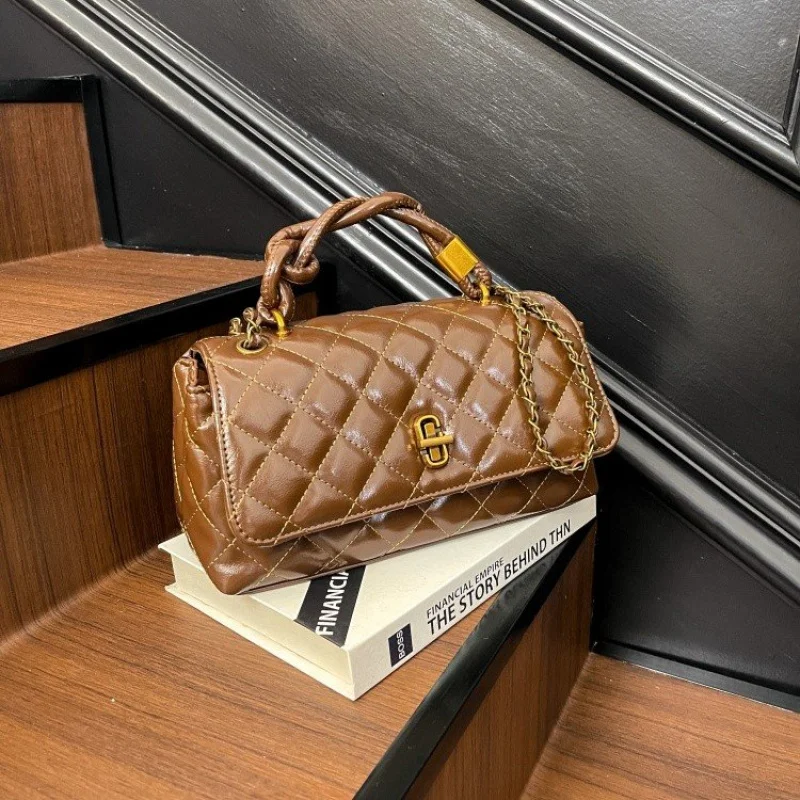 

Fashionable Casual Crossbody Bag Women's Luxury Minimalist Unique Vintage Trendy Design Letter Logo