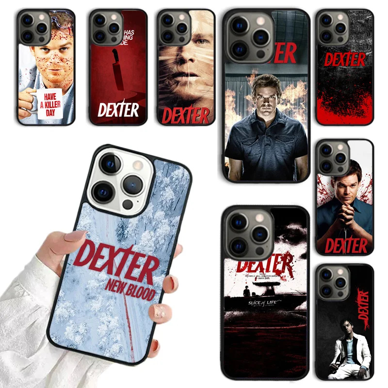 TV Show Dexter Morgan Mobile Phone Cases Cover For iPhone 16 15 14 12 13 mini 11 Pro MAX apple 6 7 8 Plus SE2020 Coque