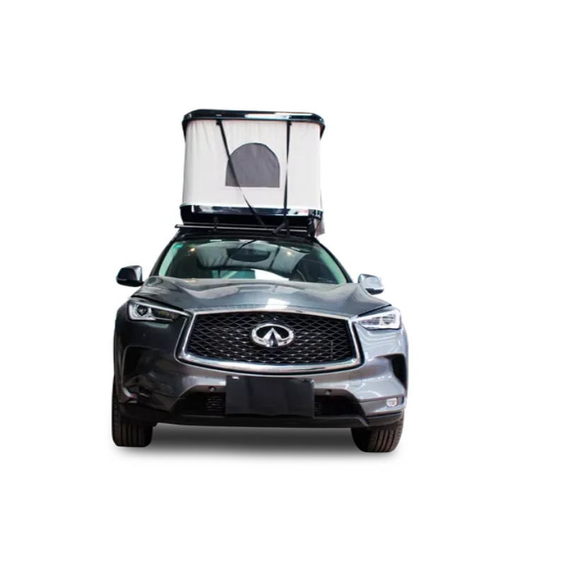 Custom Manufacturer OEM Removable Folding Car Automatic Hard Shell Fiberglass Rooftop Tent For Outdoor Camping
