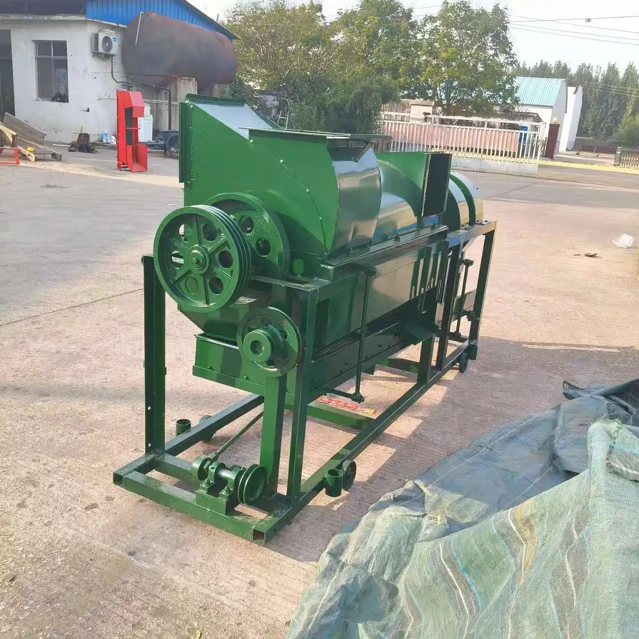 Chinese High Quality Electric Small Millet Soybean Threshing Machine Maize Sorghum Shelling Machine for Farm Use