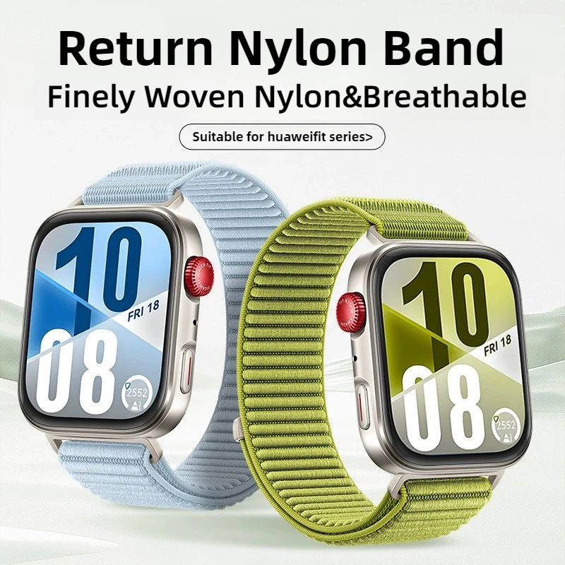 

Sports Breathable Nylon Strap For Huawei Watch Fit 3/Fit 4 Comfortable Bracelet Replacement Wristband Huawei Watch Fit 4pro Belt