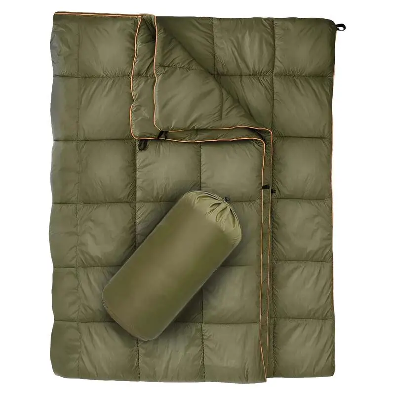 down-camping-blanket-lightweight-warm-packable-camping-quilt-portable-foldable-down-blanket-outdoor-camping-hiking-travel-quilt