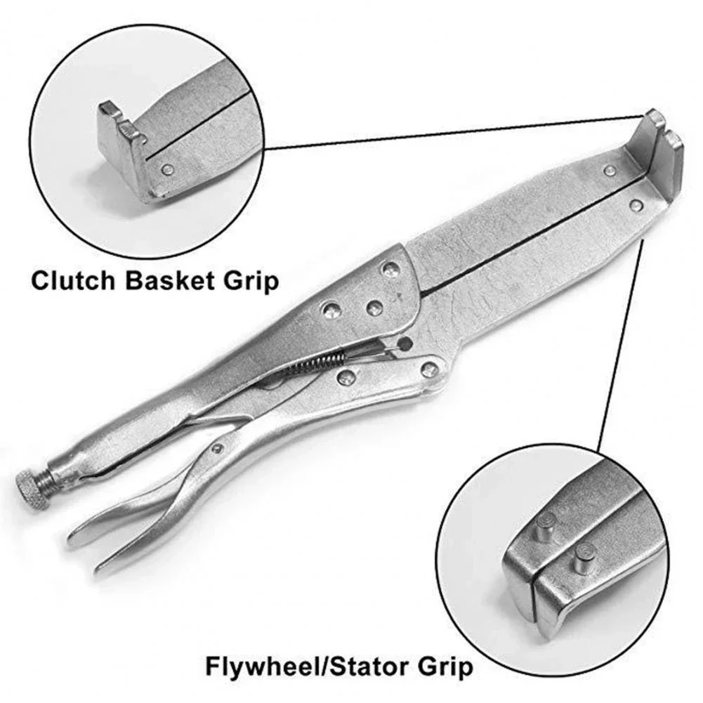 Motorcycle Motorbike Aluminum Flywheel Holder Clutch Pliers Fixing Repair Tool